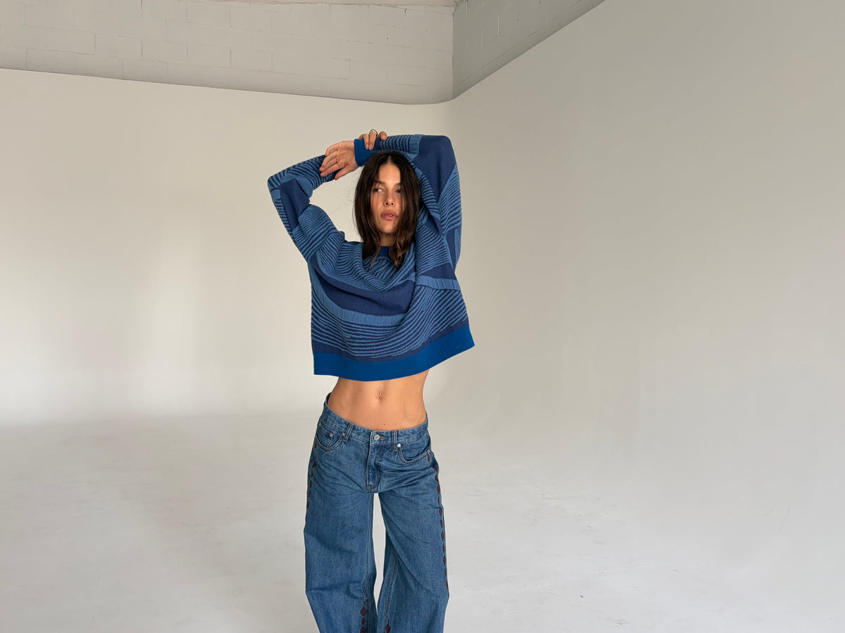 Snowy Merino Wool Sweater