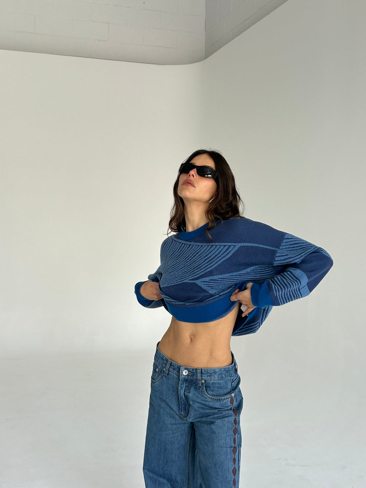 Snowy Merino Wool Sweater