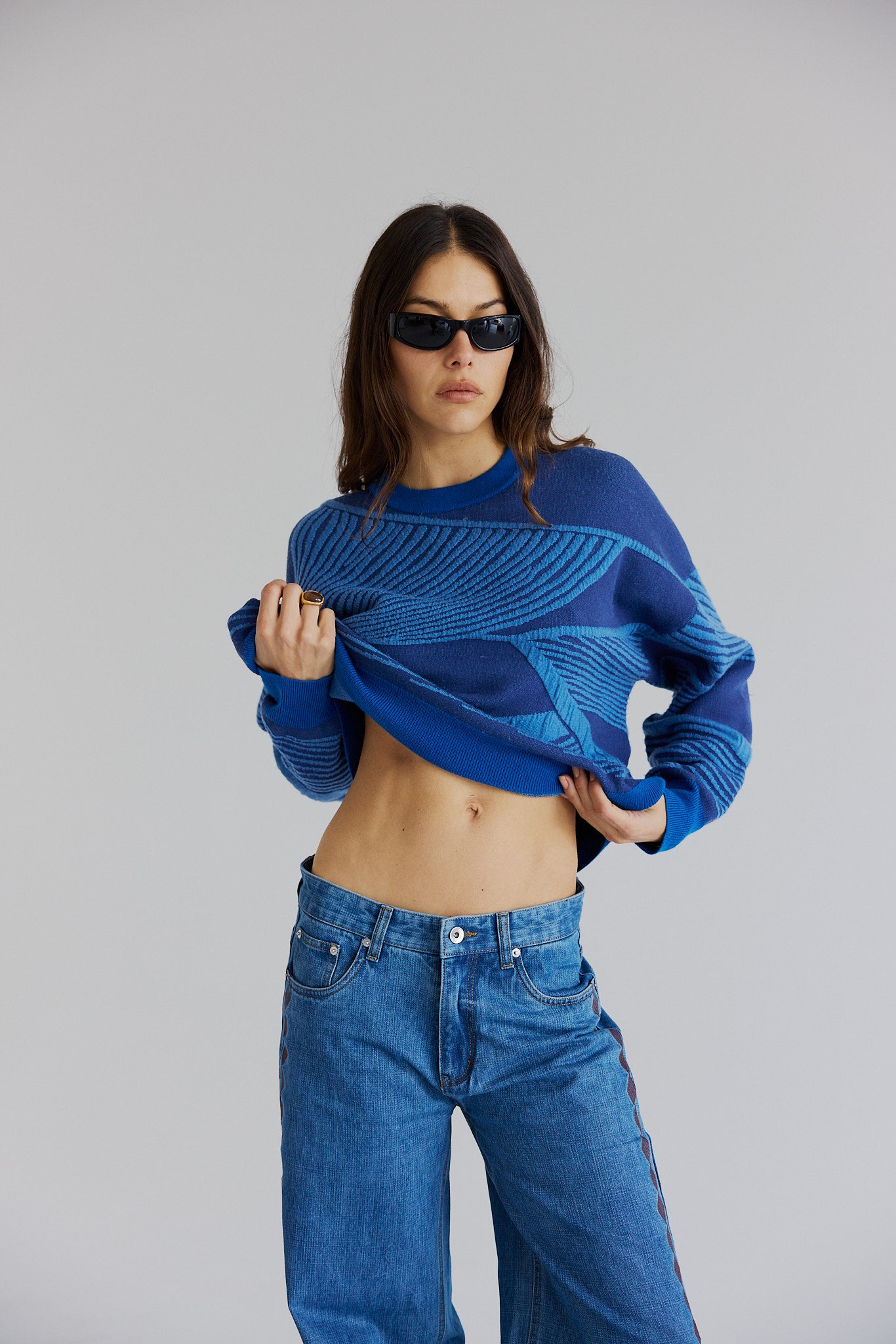 Snowy Merino Wool Sweater