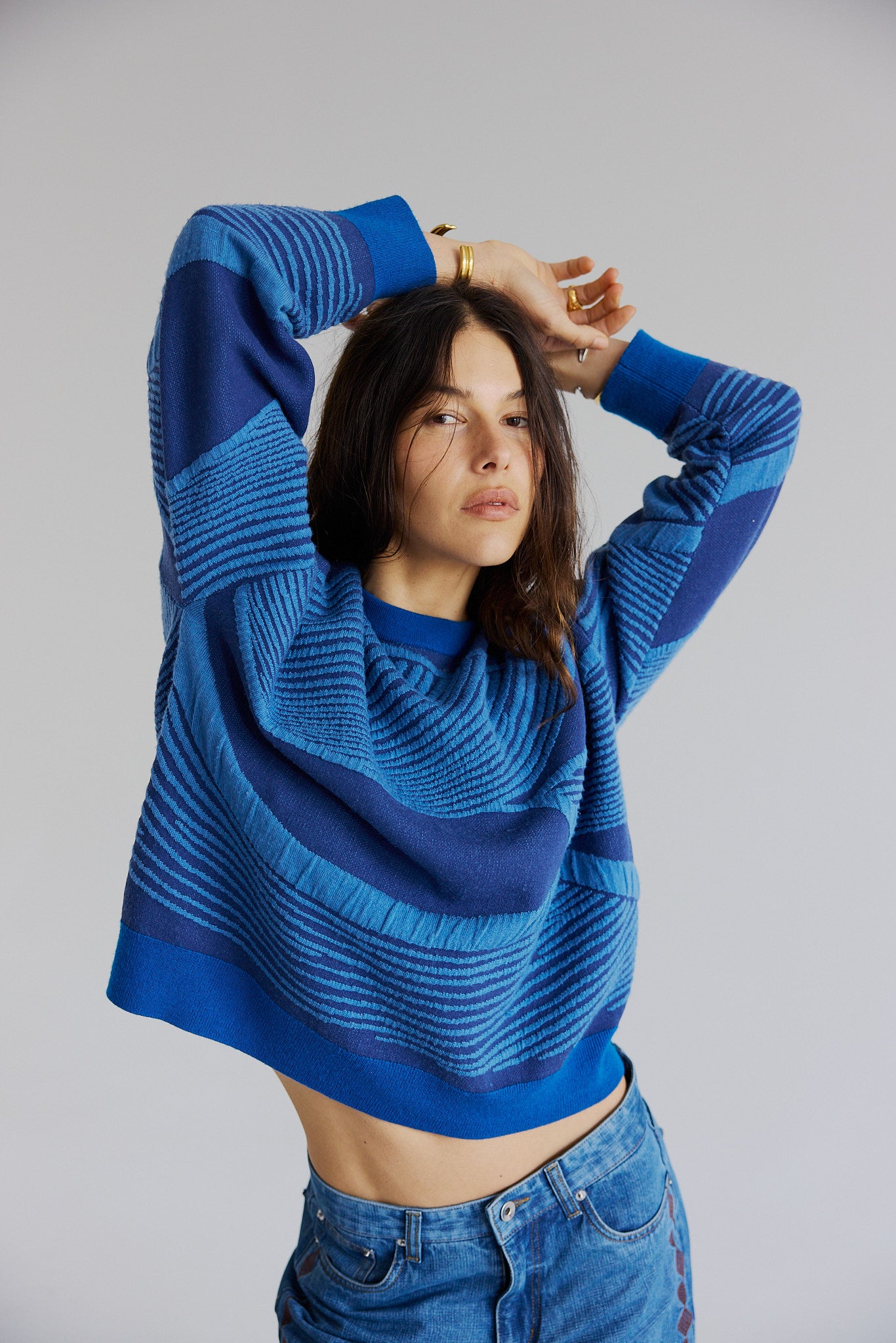 Snowy Merino Wool Sweater